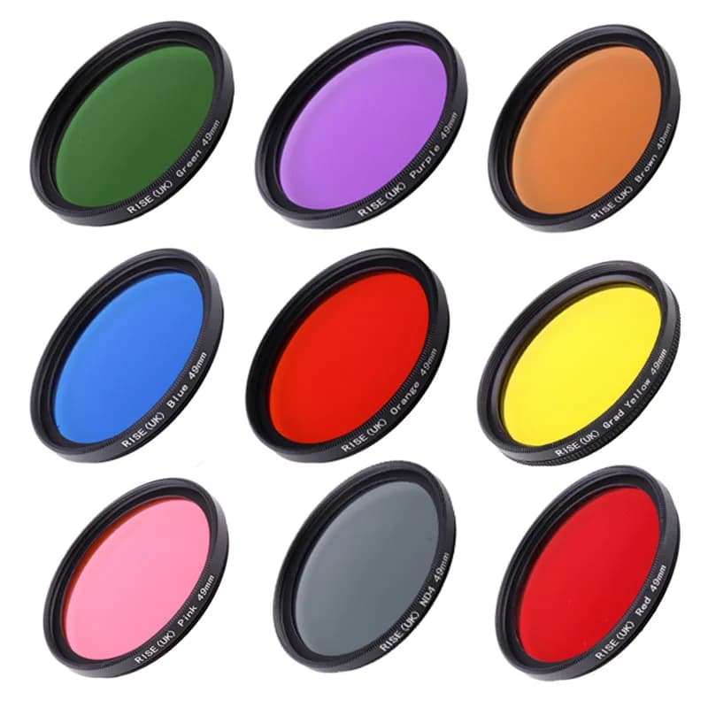 Full Color DSLR Camera Lens Filter