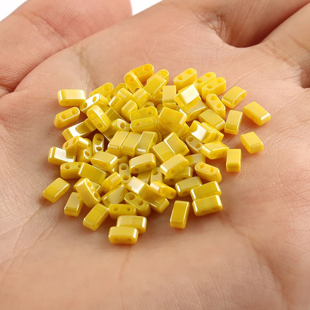 Multicolor Two-Hole Seedbeads for Jewelry