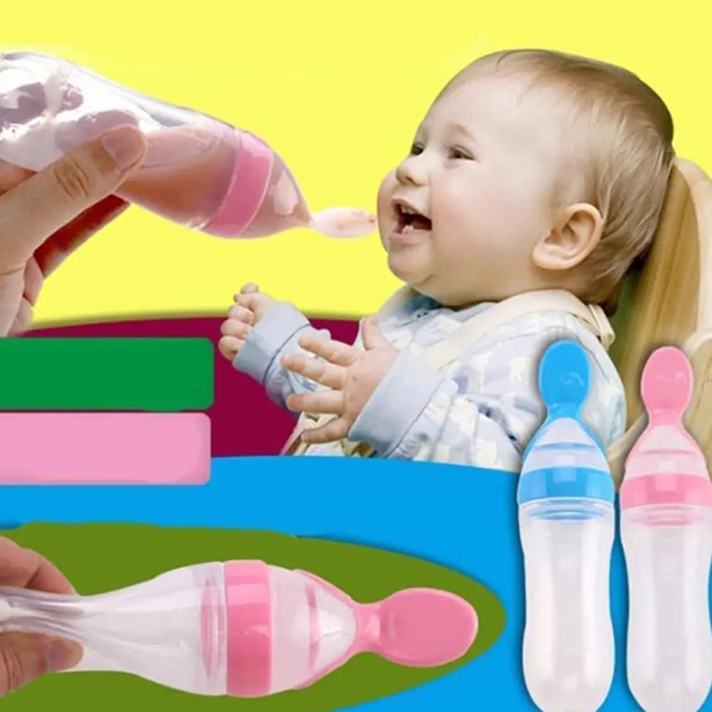 Baby Silicone Spoon Dropper Feeder