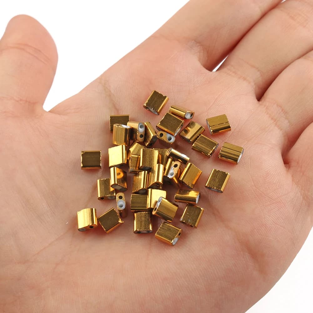 Multicolor Two-Hole Seedbeads for Jewelry