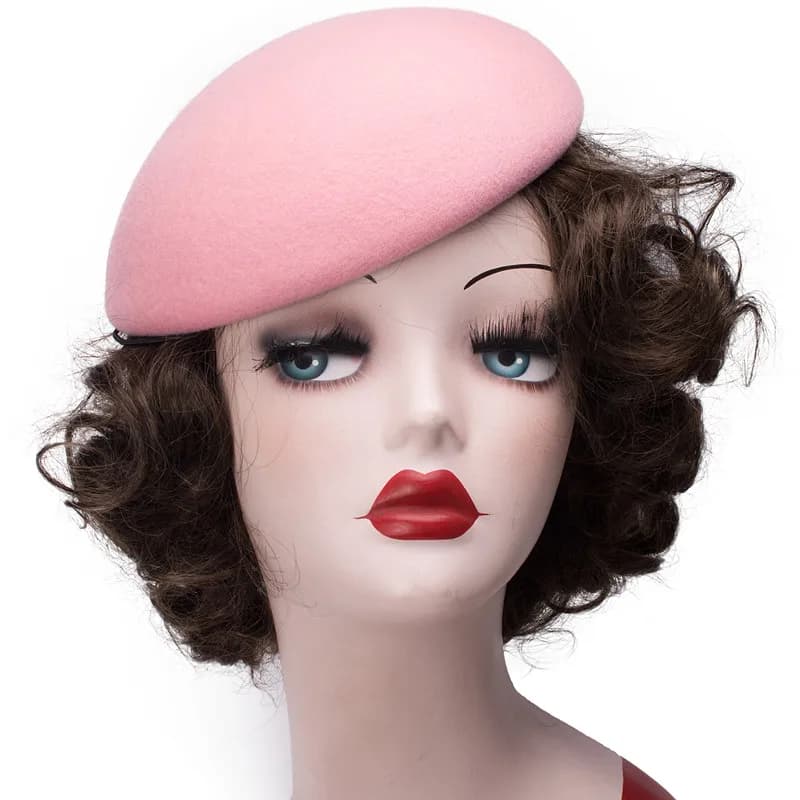Women's Wool Pillbox Hat