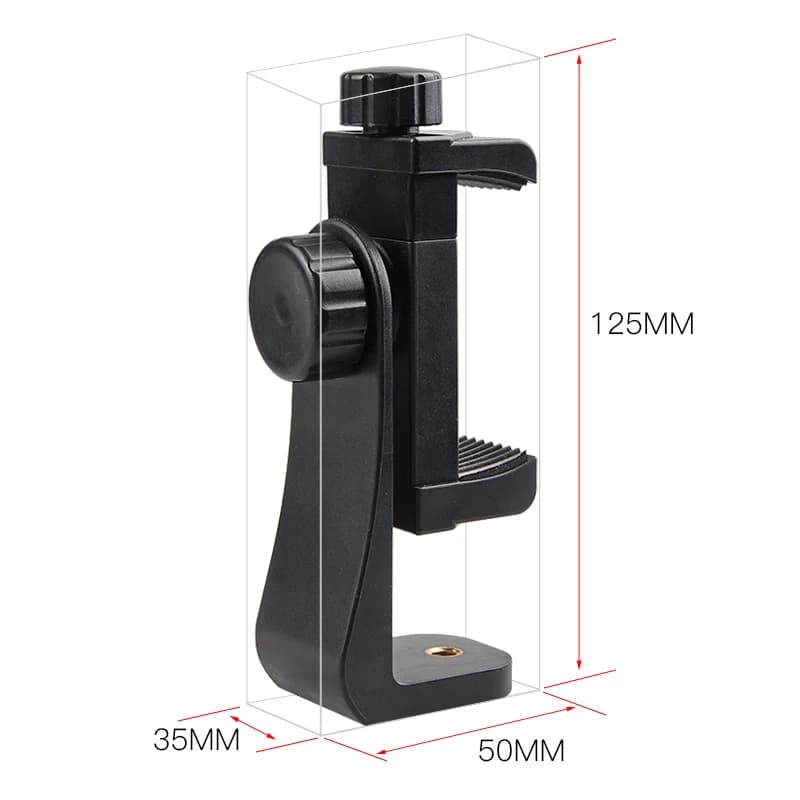 Foldable Phone Tripod Stand, Adjustable Height