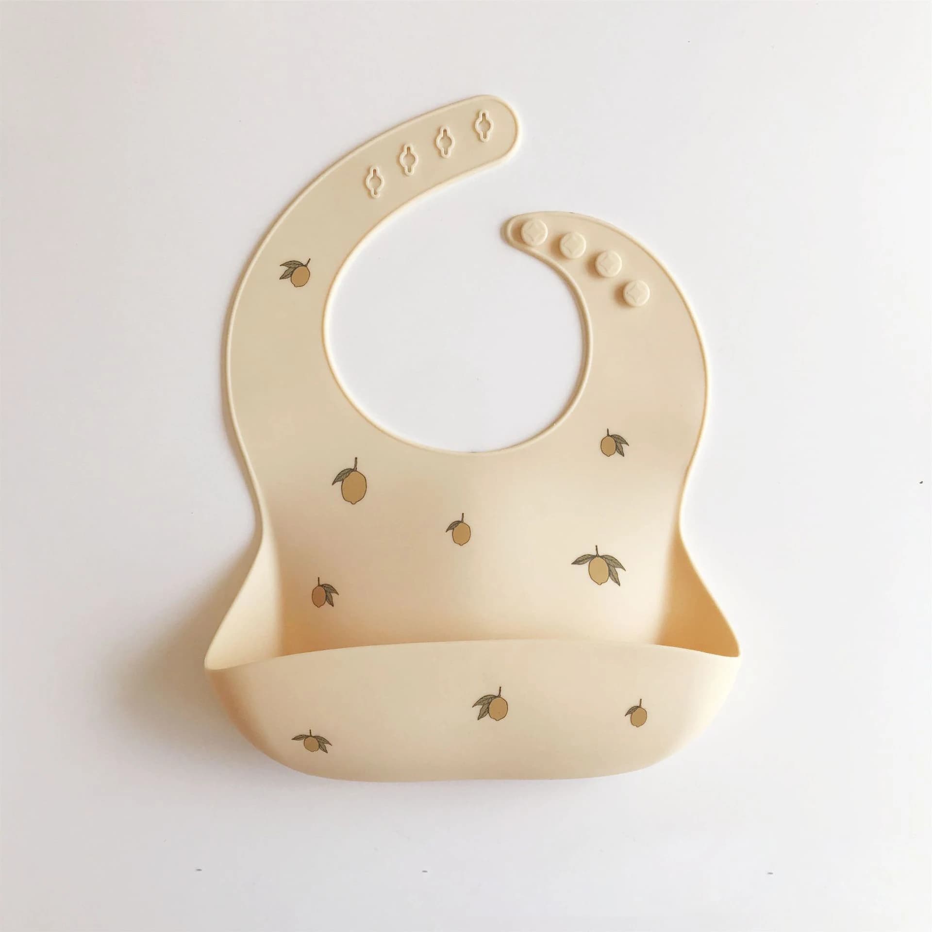 Baby Silicone Waterproof Bibs Lemon Cherry