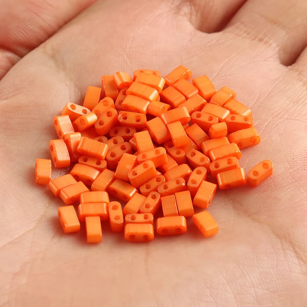 Multicolor Two-Hole Seedbeads for Jewelry