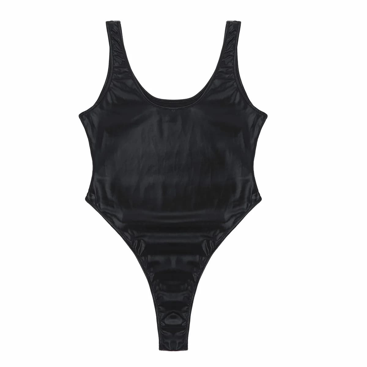 Women's Sleeveless One-Piece High-Cut Swimsuit