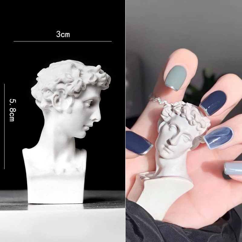 Nail Art Mini Artistic Statue, Nail Photo Props Tools,  Gel Nail Polish Tips Display Photography Tool