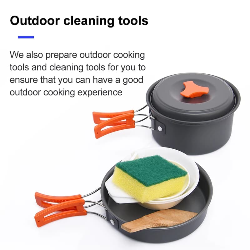 Camping Cookware and Tableware Set