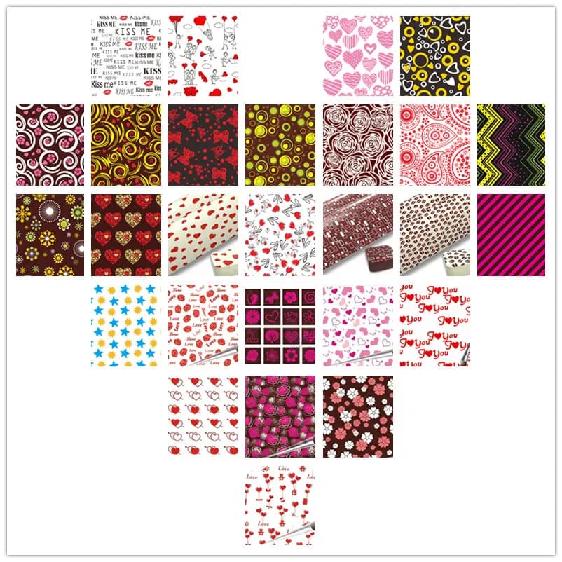 Chocolate Transfer Sheets for Cake Decorating