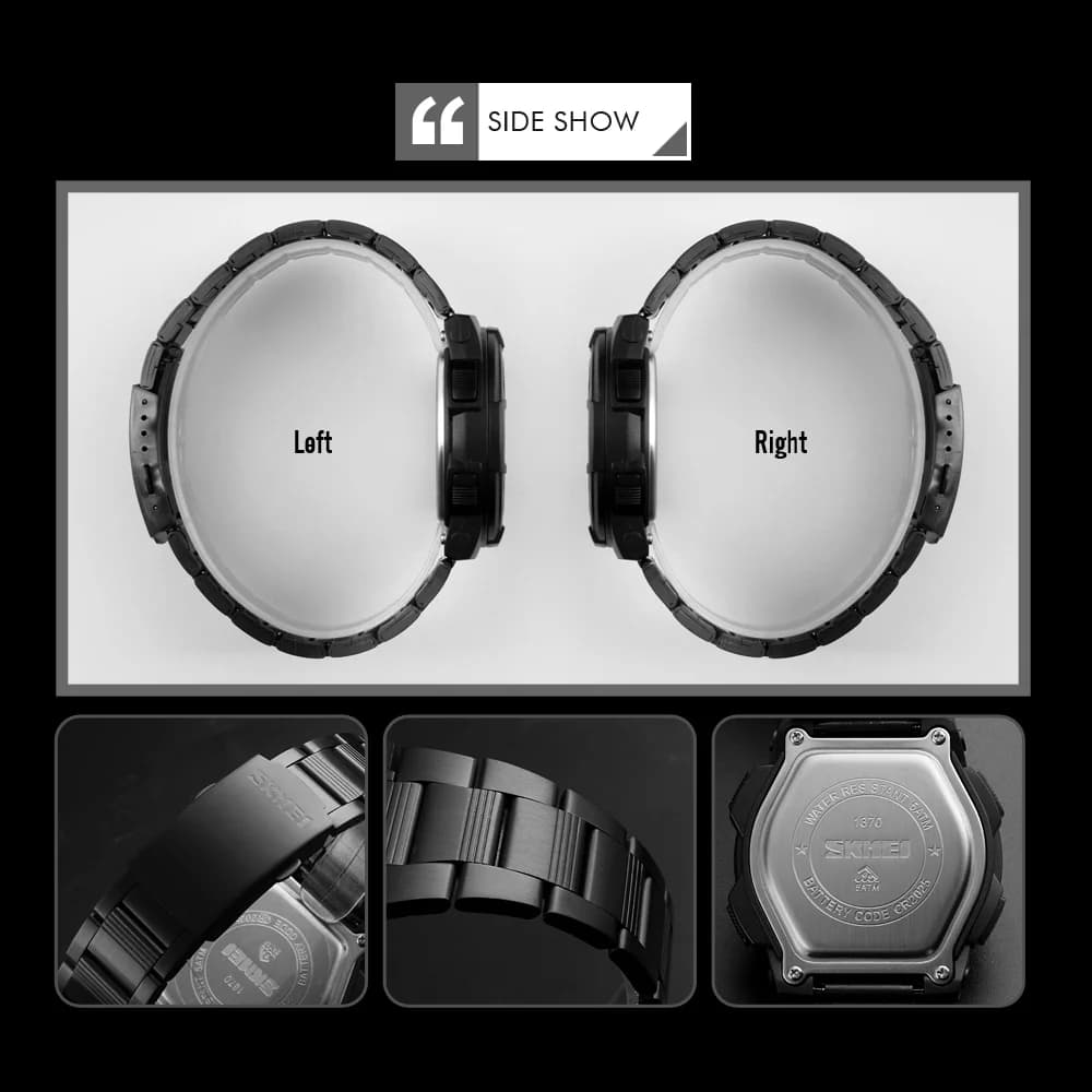 Men's Luxury Waterproof Stainless Steel Quartz Watch