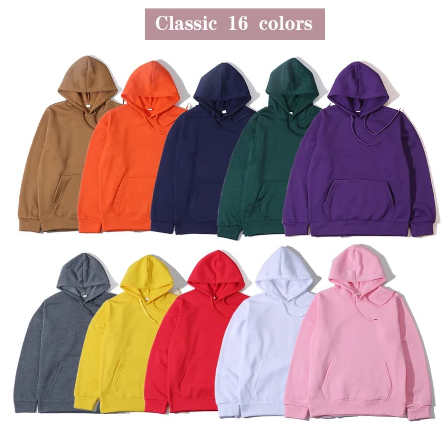 Men's and Women's Fleece Hoodie Sweatshirt