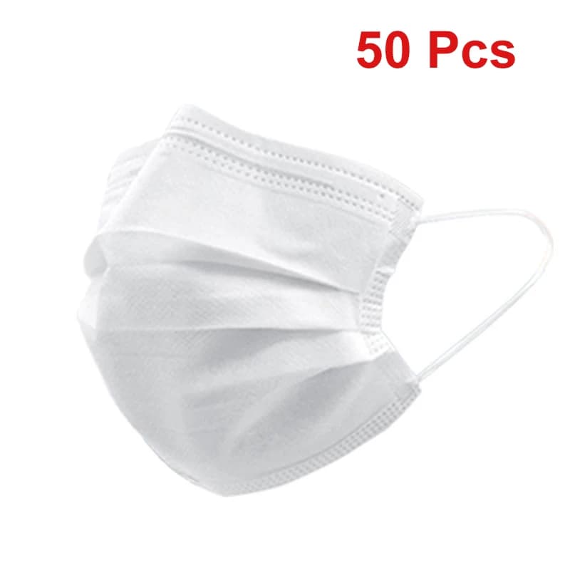 Disposable 3-Layer Face Masks with Earloops