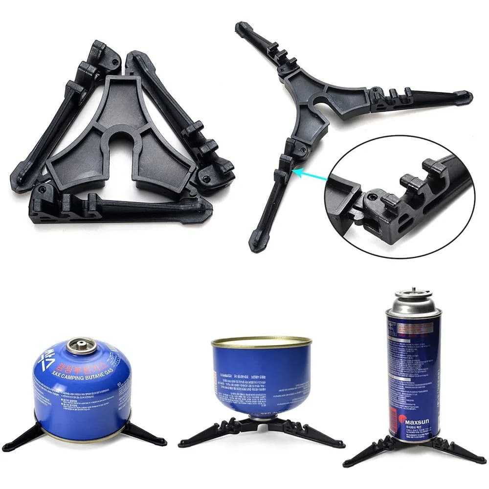 9-Piece Camping Cookware Set with Gas Stove