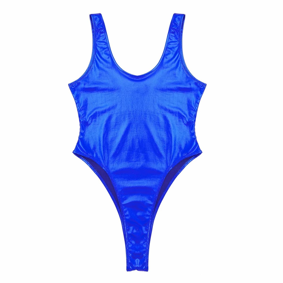 Women's Sleeveless One-Piece High-Cut Swimsuit