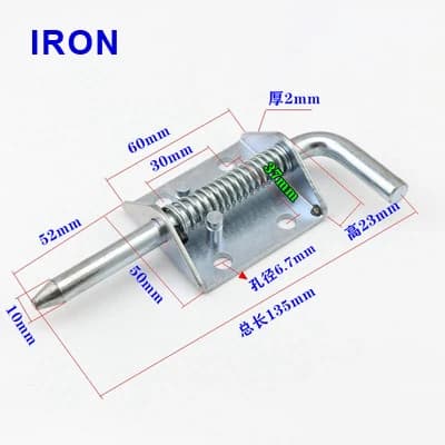 Stainless Steel Heavy Spring Door Bolt