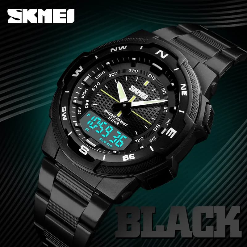 Men's Luxury Waterproof Stainless Steel Quartz Watch