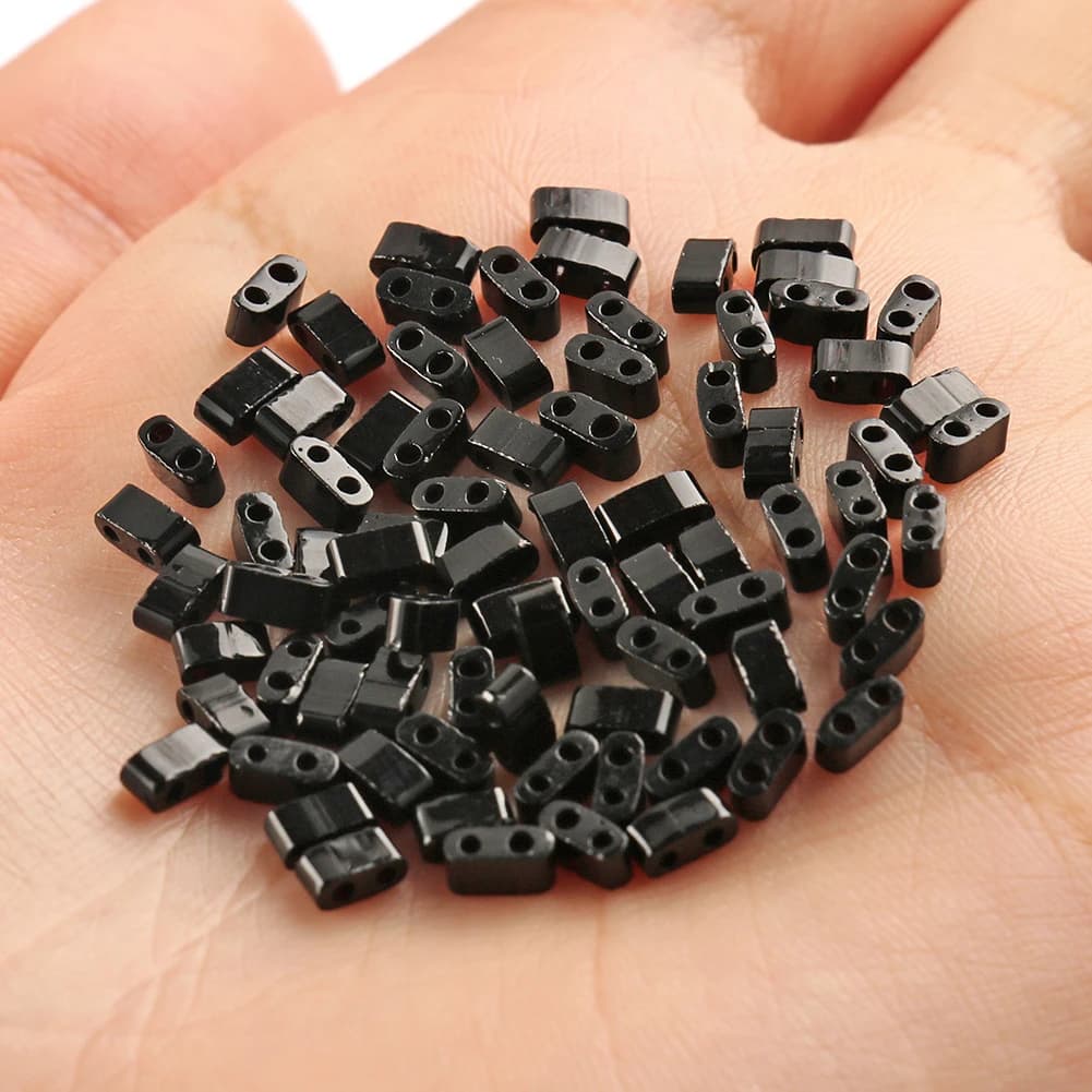 Multicolor Two-Hole Seedbeads for Jewelry