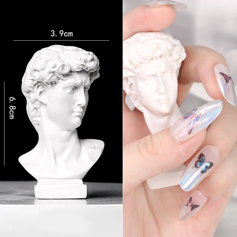 Nail Art Mini Artistic Statue, Nail Photo Props Tools,  Gel Nail Polish Tips Display Photography Tool