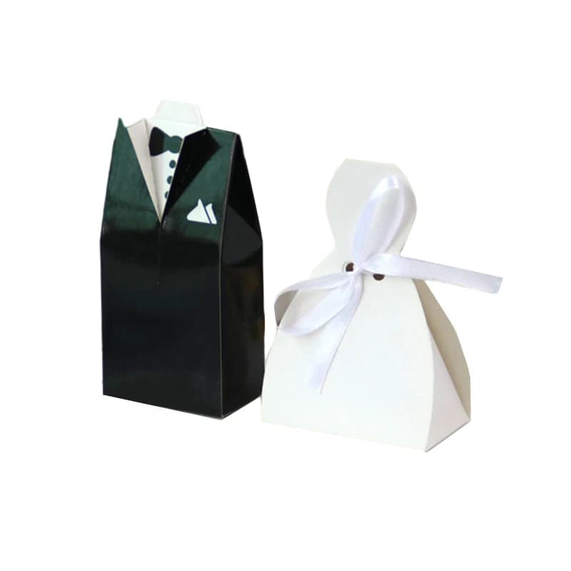 Bride and Groom Candy Box Wedding Favors