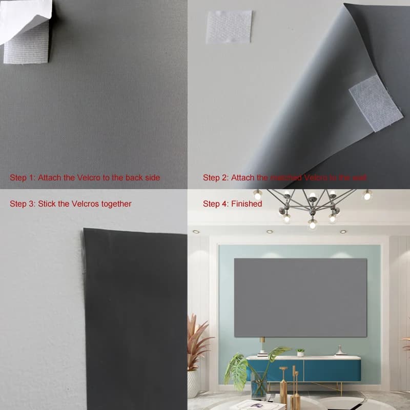 Portable Projector Screen Reflective Fabric