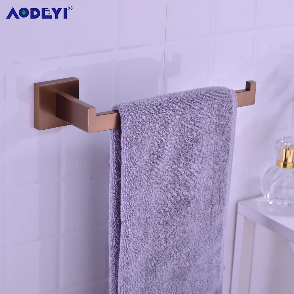 Bathroom Accessories Toilet Paper Holder Brushed Rose Gold Towel Hooks Stainless Steel Bedroom Wall Mount Bath Hardware Sets