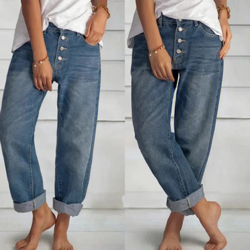 Women's High Waist Wide Leg Jeans
