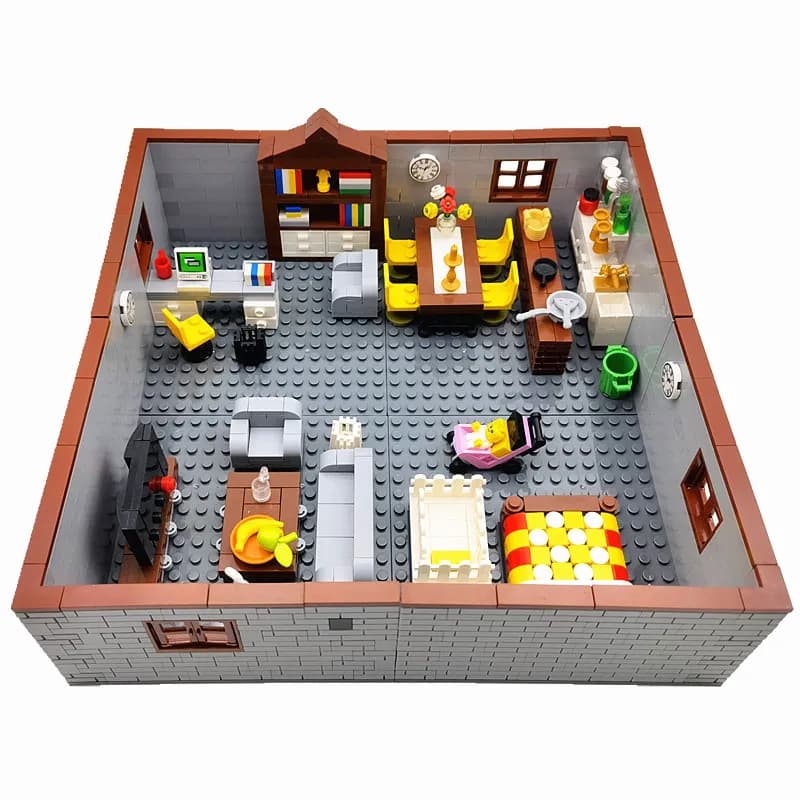 City House Building Blocks Set