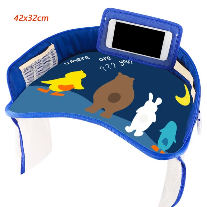 Car Seat Travel Tray Organizer