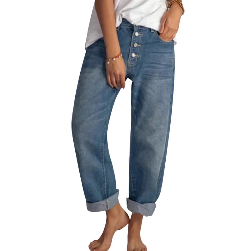 Women's High Waist Wide Leg Jeans
