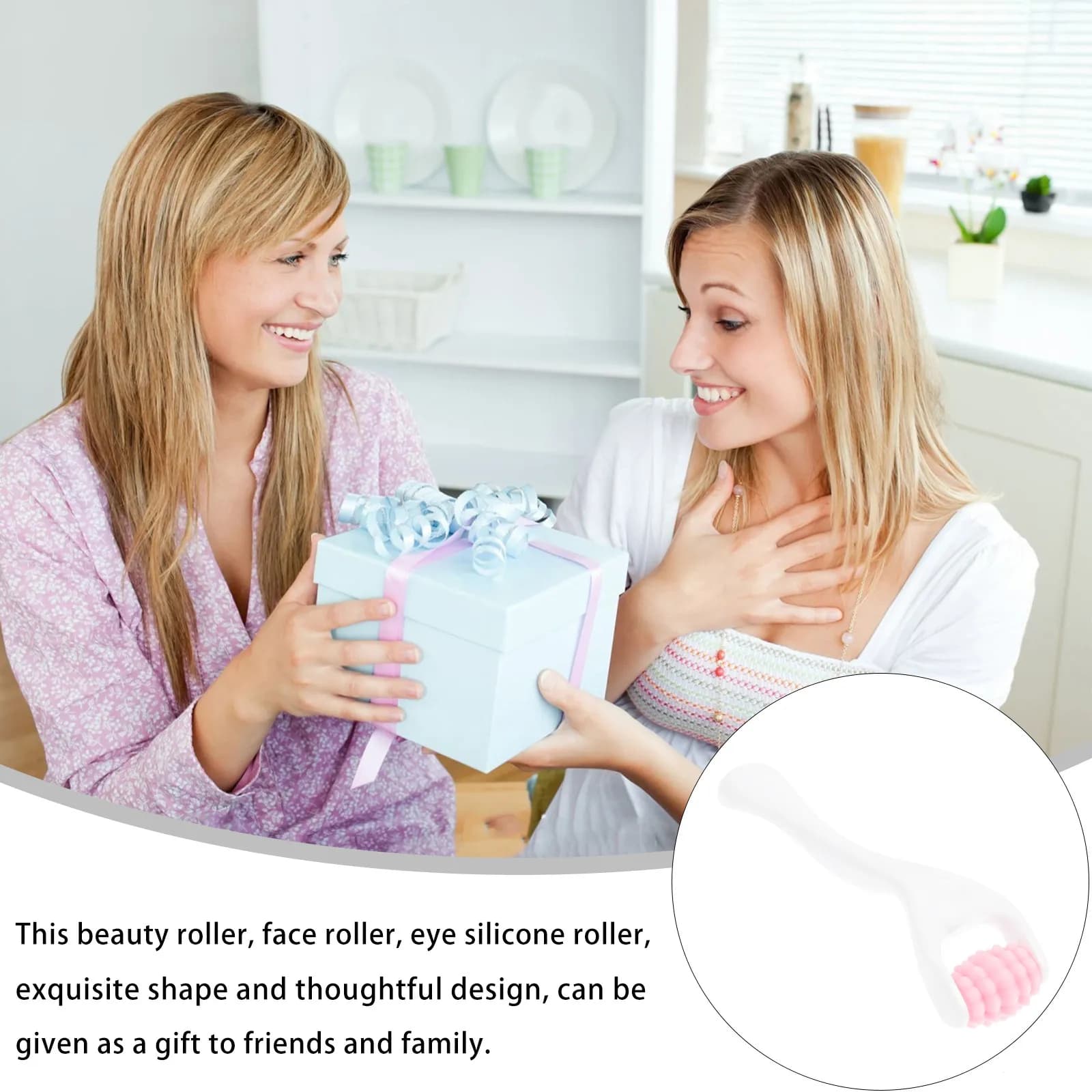 Beauty Roller Face Eye Massager Ergonomic Durable Facial Massage Roller Relieves Swelling Anti Aging Face Beauty Instrument