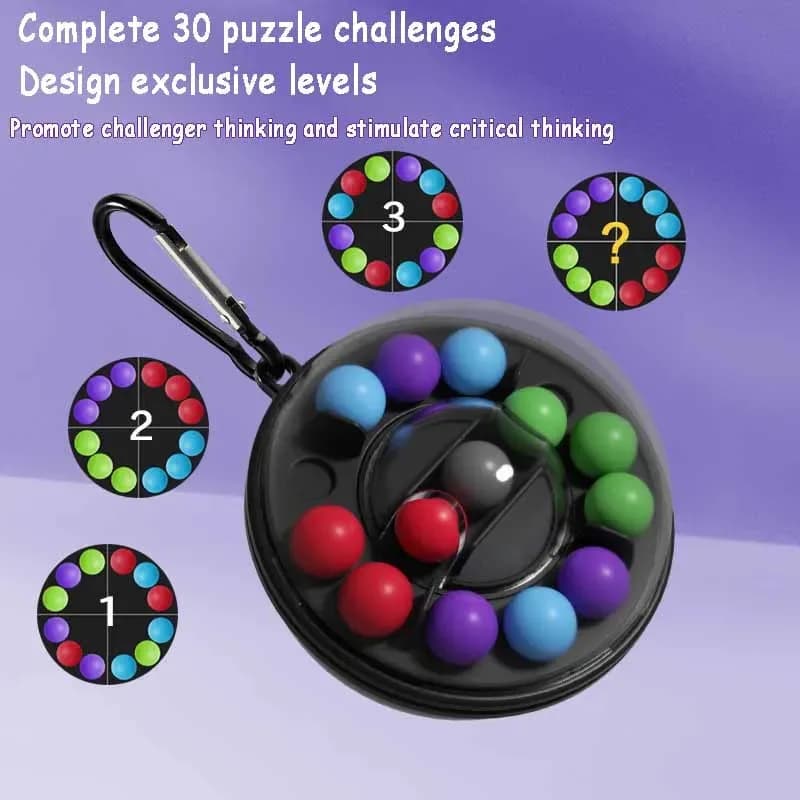 Rotating Magic Bead Puzzle Ball