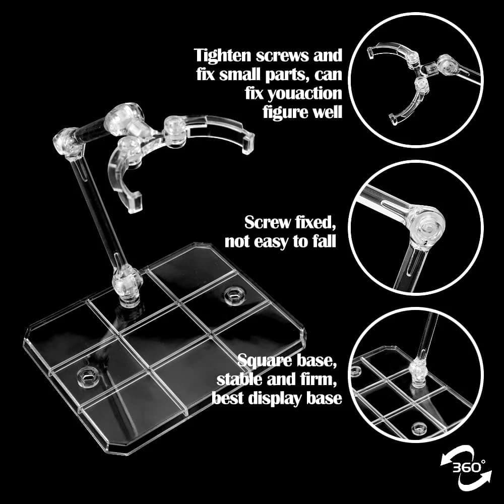 Clear Acrylic Action Figure Display Stand