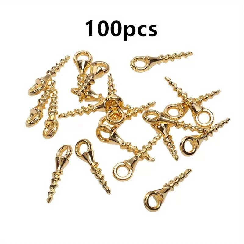 Mini Metal Screws Assortment, 100 Pack