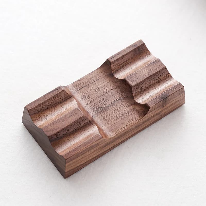 Walnut Wood Pen Holder Stand