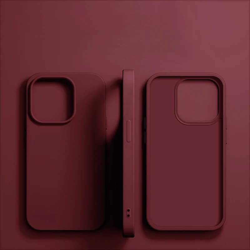 Burgundy / For iPhone 15 Pro