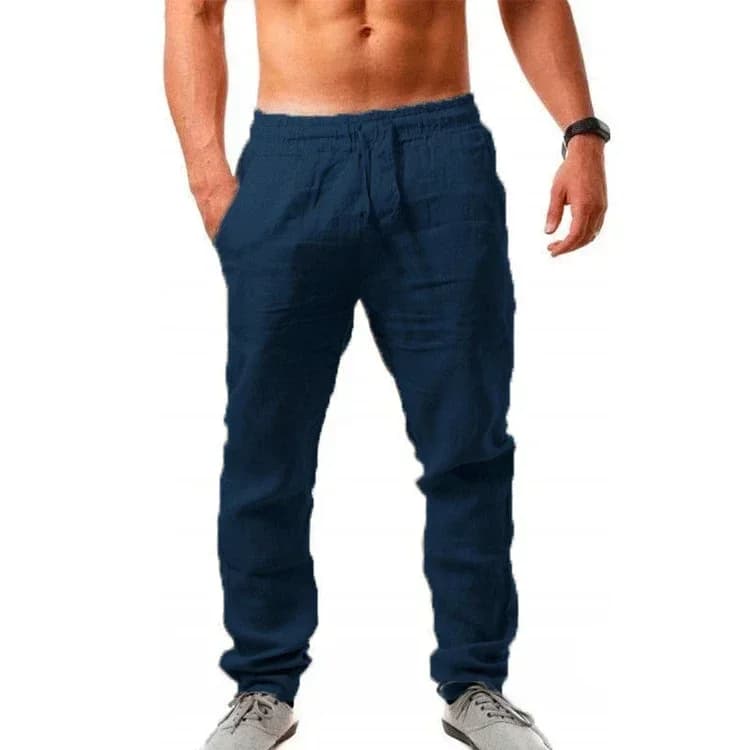 Men's Baggy Cotton Linen Casual Pants