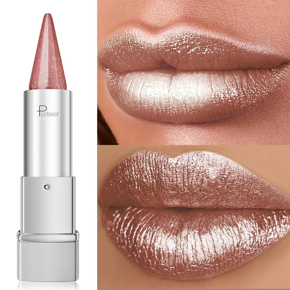 Pearl Shimmer Metallic Lipstick