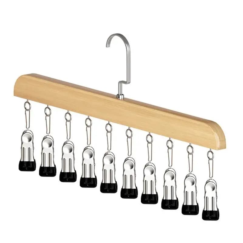 Hanging Closet Organizer with 10 Clips