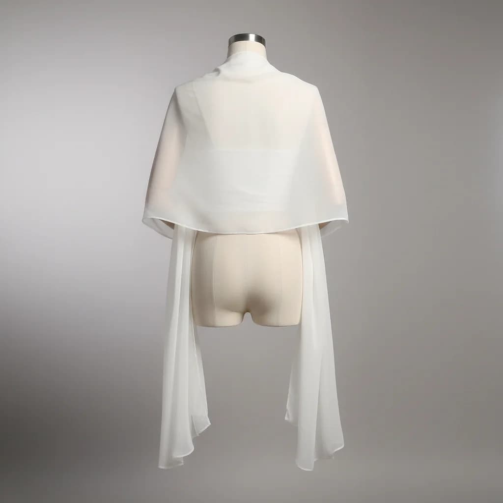 Women's Lightweight Chiffon Wedding Shawl