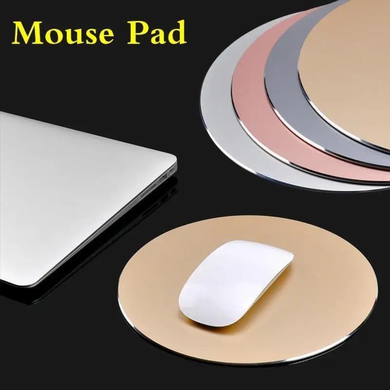 Round Metal Gaming Mouse Pad