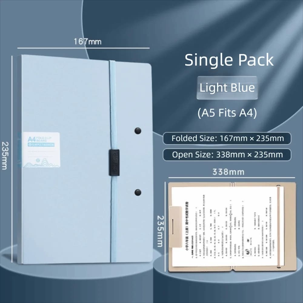 Foldable A4 to A5 File Folder