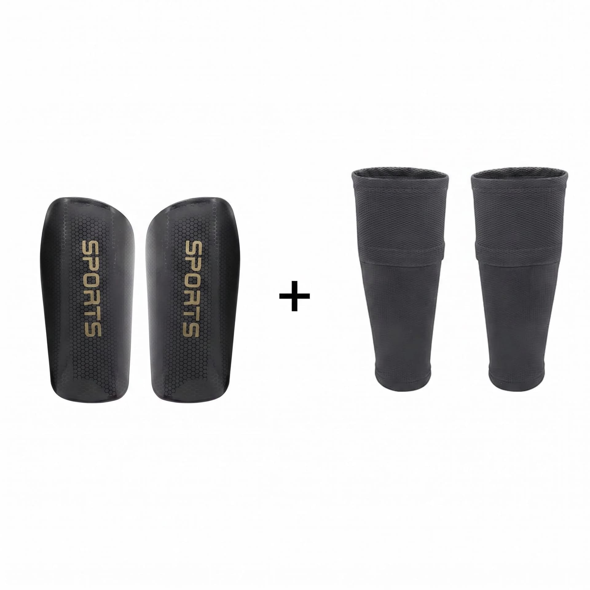 Sports Set Soccer Shin Guard Leg Cover Independent Pocket Anti-Drop Elastic Breathable Unisex Football Protective Gears
