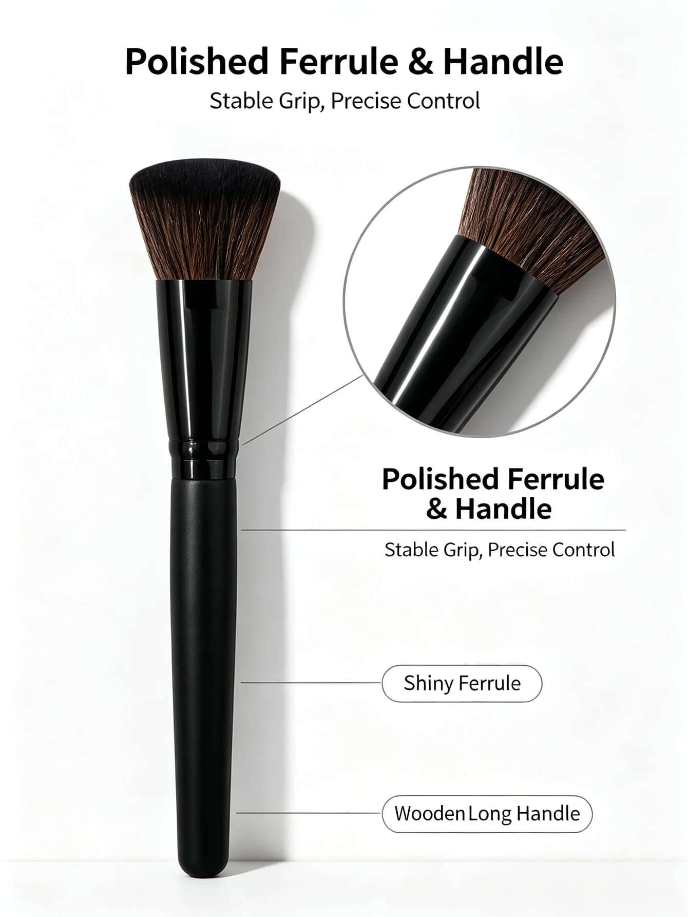 Makeup Brush Set With Soft Bristles
