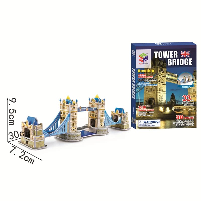 3D Jigsaw Puzzle Building Toy