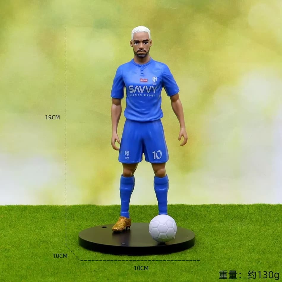 Soccer Player Action Figure with Base and Ball