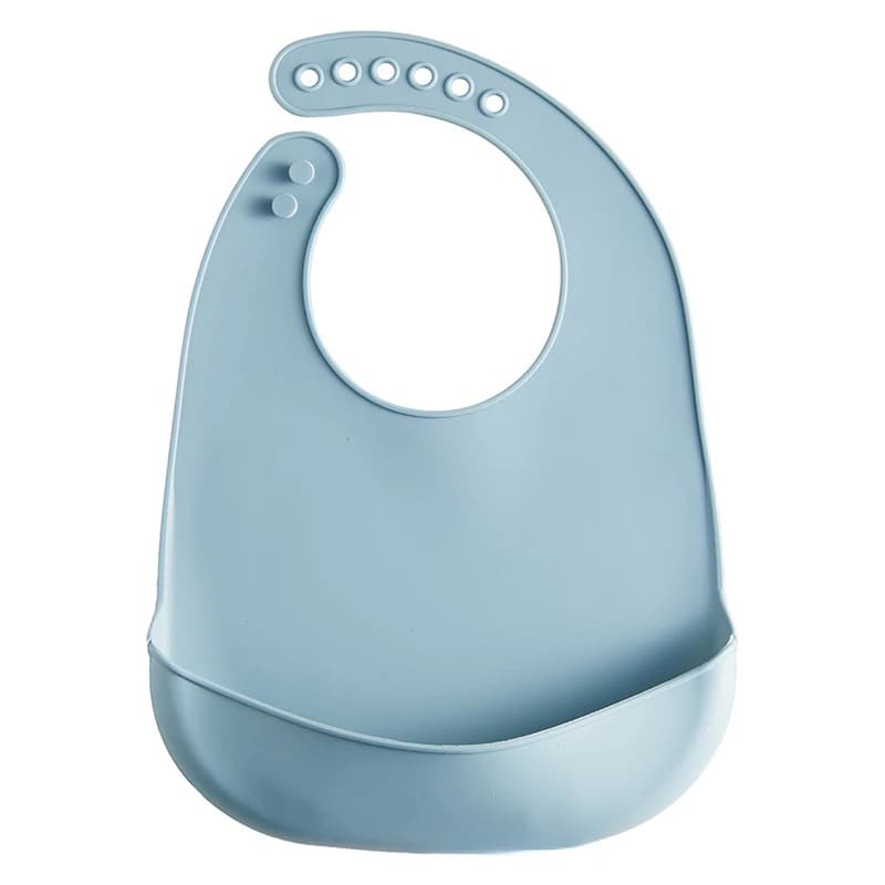 Baby Silicone Waterproof Bibs with Saliva Pocket