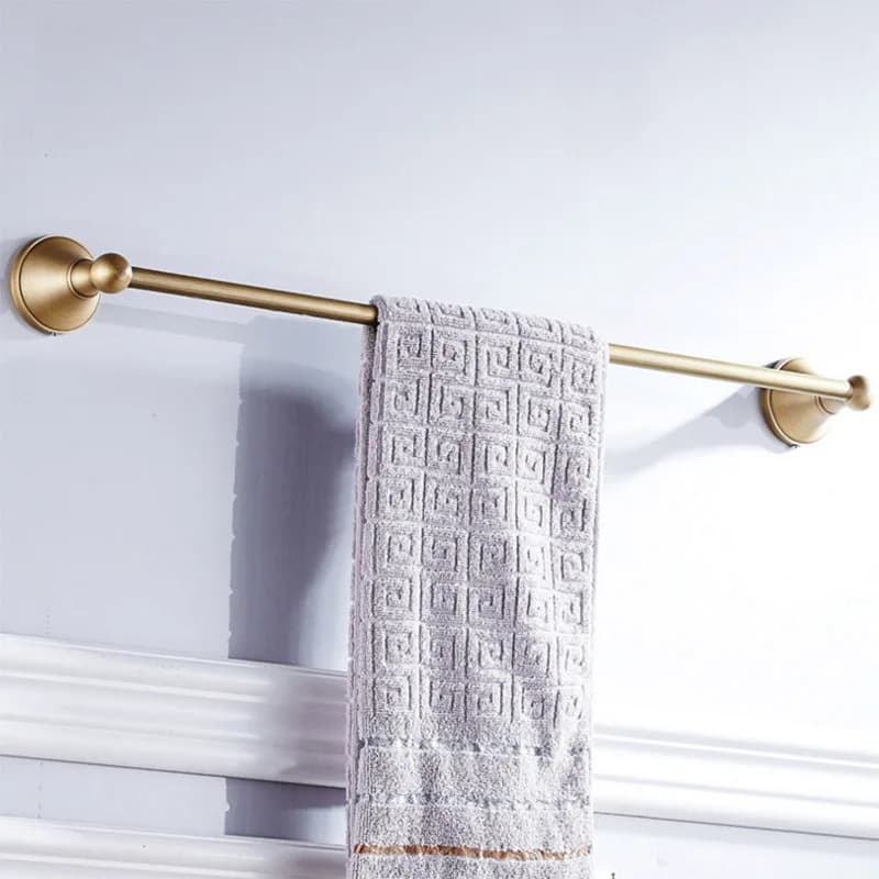 Bronze Bathroom Accessories Hardware  Antique Hair Dryer Rack Coat Towel Shelf Rail Bar Shower Soap Dish Holder Toilet Brush