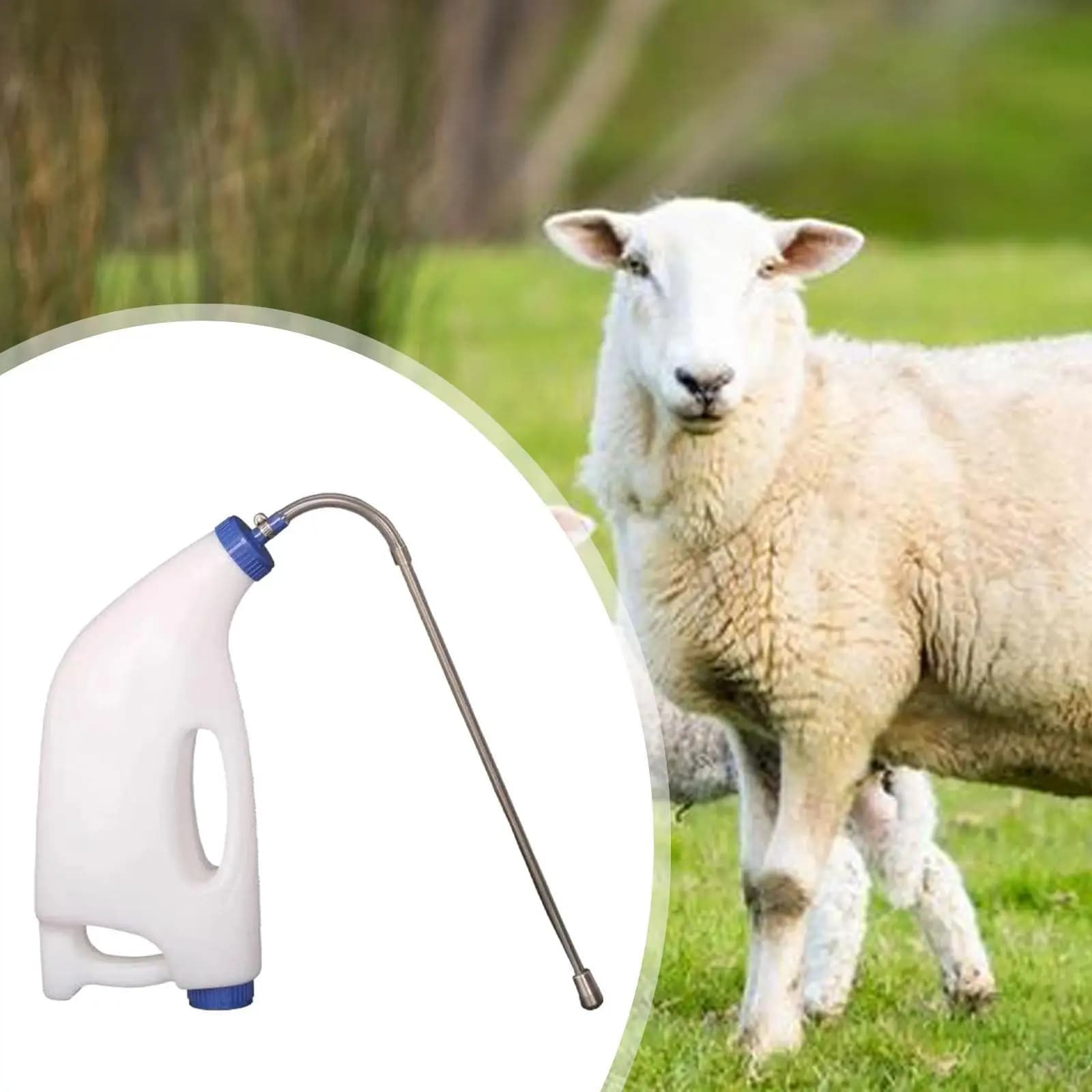 4L Calf Nursing Bottle with Metal Tube