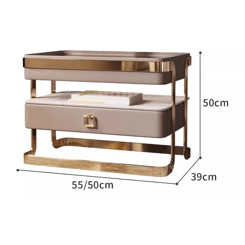 Aesthetic Simple Nightstand Modern Bedside Nordic Storage Nightstand Floor Luxury Mesita De Noche Dormitorio Home Furniture