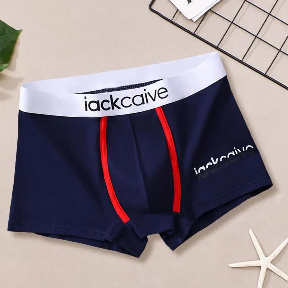 Men's Moisture-Wicking Boxer Briefs Colorful Patchwork