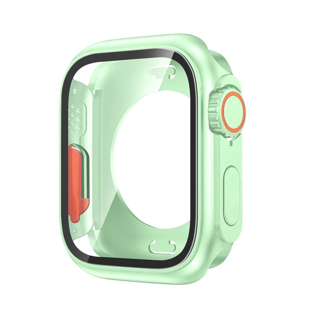 Screen Protector for Apple Watch Case 46mm 45mm 44mm 40mm 41mm 42mm Change To Ultra Hard Cover for iWatch 11 10 9 8 7 6 5 4 SE